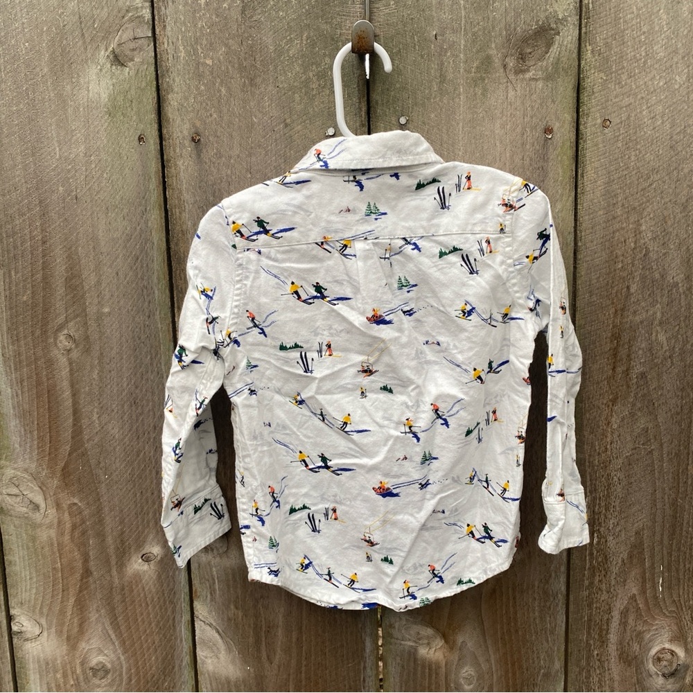 Janie and Jack Ski Brushed Twill‎ Shirt 2T - Picture 4 of 5